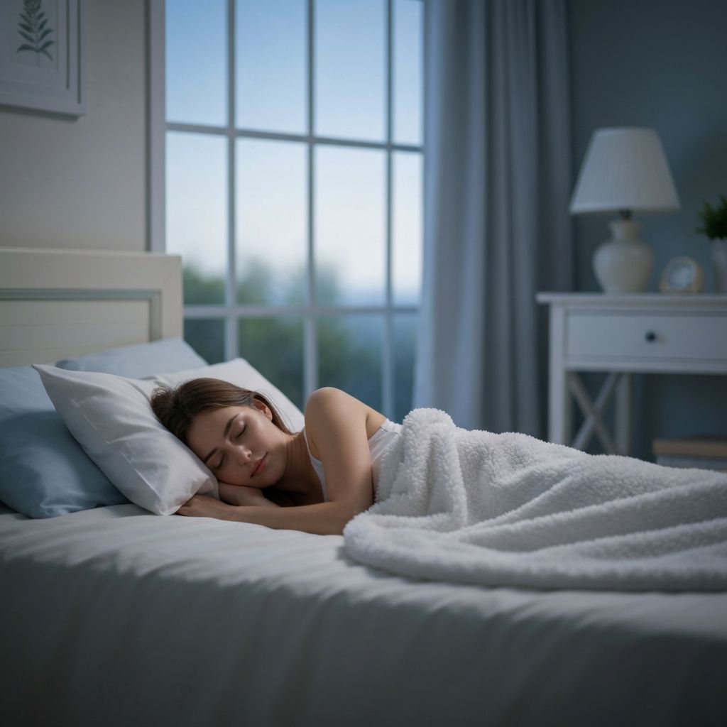 Serene bedroom with soft natural light
